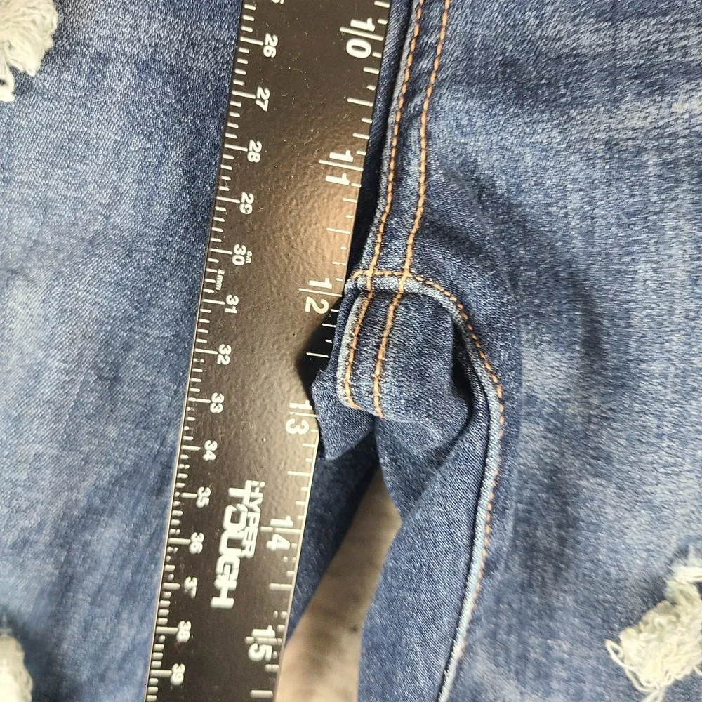 American Eagle Jeans Womens 14 Super Hi Rise Jegging Next Level Stretch Distress